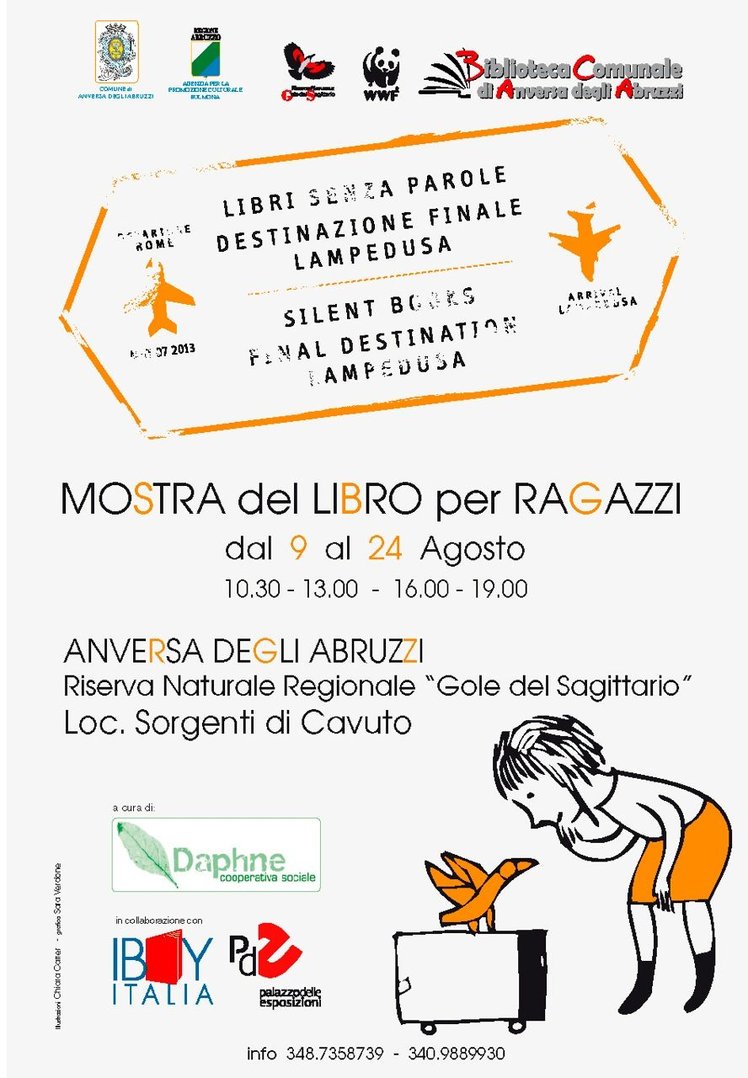 Anversa degli Abruzzi (AQ) - Mostra internazionale "Libri senza parole. Destinazione Lampedusa" dal 9 al 24 agosto | Giunti Scuola