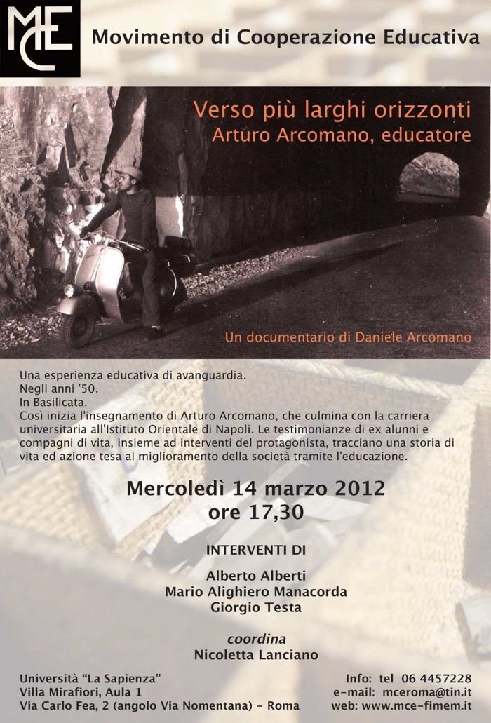 Arturo Arcomano, educatore - Intervista a Alberto Alberti | Giunti Scuola Arturo Arcomano, educatore - Intervista a Alberto Alberti | Giunti Scuola