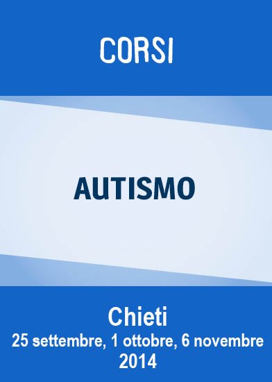 Autismo: tre corsi a Chieti | Giunti Scuola