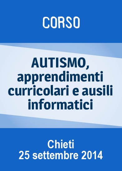 Autismo: un corso a Chieti il 25 settembre | Giunti Scuola