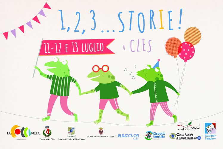 Cles - "1, 2, 3… Storie!". Festival della narrazione per bambini e ragazzi | Giunti Scuola Cles - "1, 2, 3… Storie!". Festival della narrazione per bambini e ragazzi | Giunti Scuola