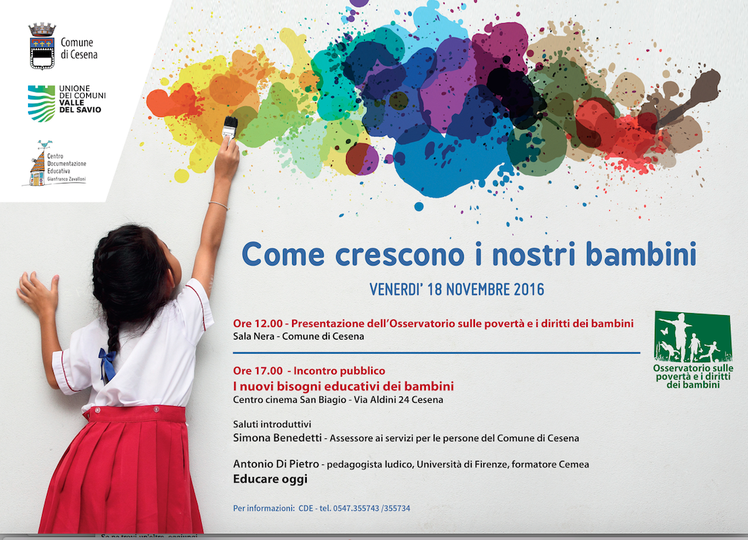 Come crescono i nostri bambini? Un incontro a Cesena | Giunti Scuola Come crescono i nostri bambini? Un incontro a Cesena | Giunti Scuola