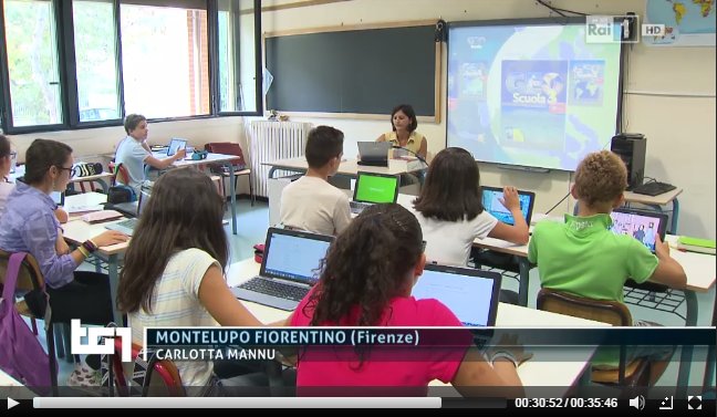 Gli alunni digitali di Montelupo Fiorentino vanno in TV | Giunti Scuola
