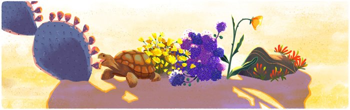 L'orso, la volpe rossa, l'elefante, la tartaruga, il polpo e i loro ambienti: il doodle di Google per la Giornata della Terra | Giunti Scuola