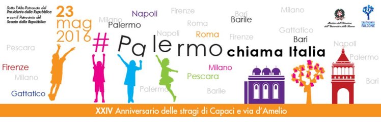 Palermo Chiama Italia. Il 23 maggio 50.000 studenti rispondono all’appello contro la mafia per il XXIV anniversario delle stragi di Capaci e Via d’Amelio | Giunti Scuola