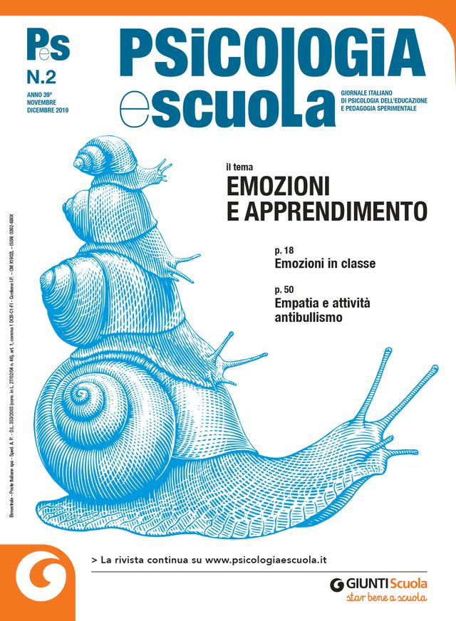 Psicologia e Scuola - 2 Novembre Dicembre 2019 | Giunti Scuola