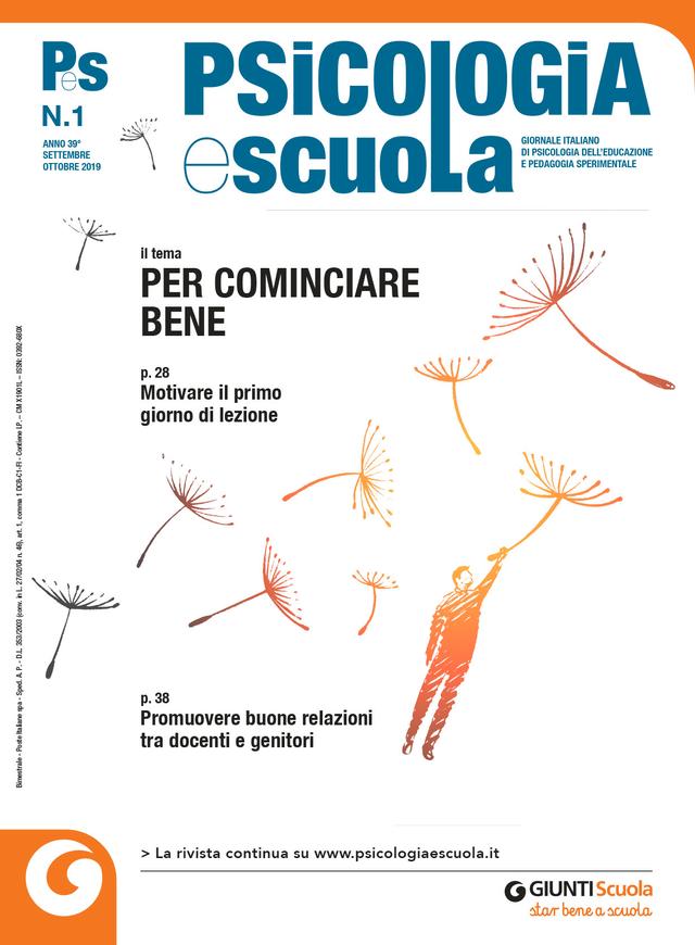 Psicologia e Scuola - 1 Settembre Ottobre 2019 | Giunti Scuola