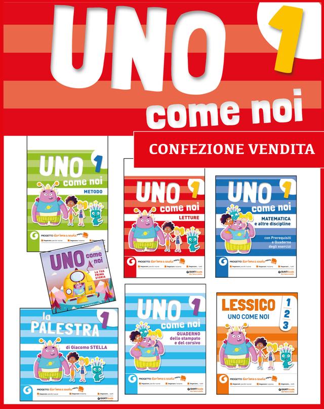 Uno come noi cl 1 - confezione vendita | Giunti Scuola Uno come noi cl 1 - confezione vendita libro di testo Corso per il triennio (1-2-3) 1ª | Giunti Scuola