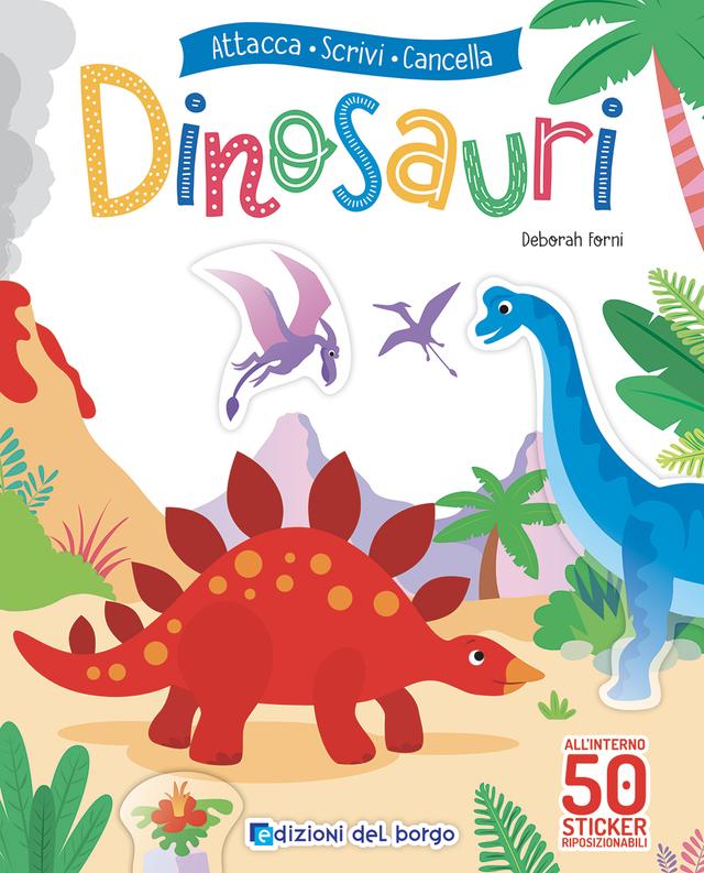 Attacca scrivi cancella - Dinosauri | Giunti Scuola Attacca scrivi cancella - Dinosauri | Giunti Scuola