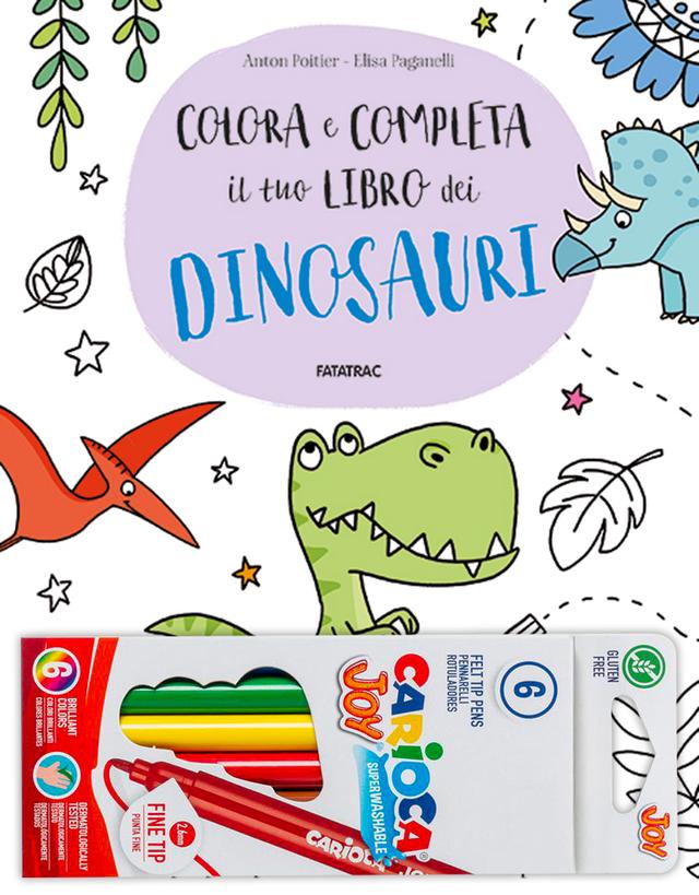 Colora e completa il tuo libro dei dinosauri | Giunti Scuola Colora e completa il tuo libro dei dinosauri | Giunti Scuola