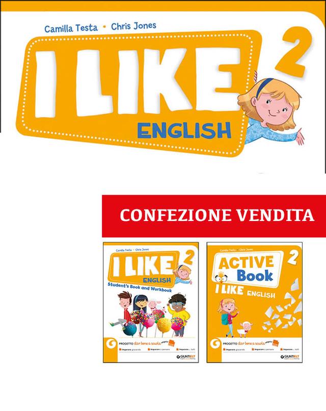 I Like English 2 - Confezione vendita | Giunti Scuola I Like English 2 - Confezione vendita libro di testo Corso di lingua inglese (1-2-3-4-5) 2ª | Giunti Scuola