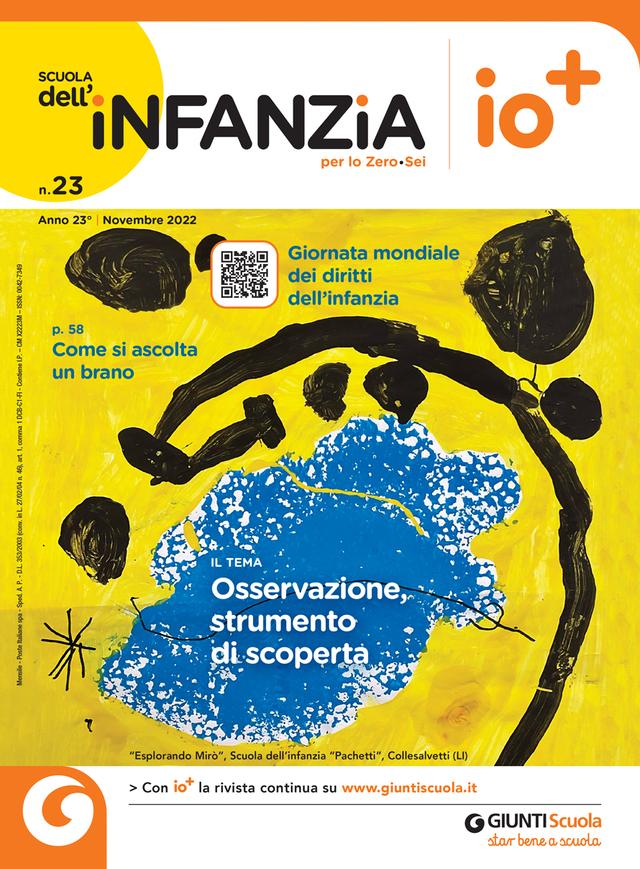 Scuola dell'infanzia n. 23 novembre 2022 | Giunti Scuola Scuola dell'infanzia n. 23 novembre 2022 | Giunti Scuola
