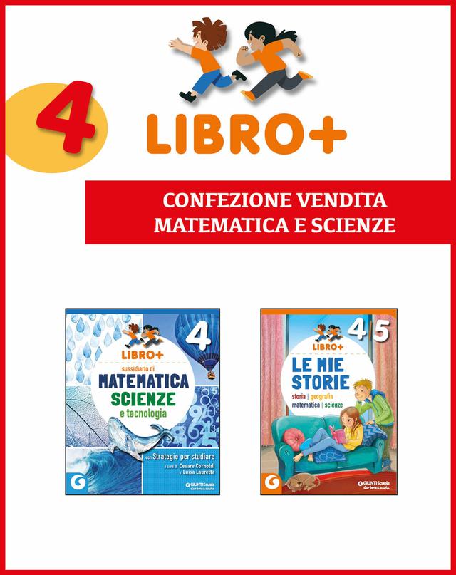 LIBRO + cl. 4 - Confezione Vendita (MATEMATICA E SCIENZE) | Giunti Scuola LIBRO + cl. 4 - Confezione Vendita (MATEMATICA E SCIENZE) libro di testo Sussidiario delle discipline (4-5) 4ª | Giunti Scuola