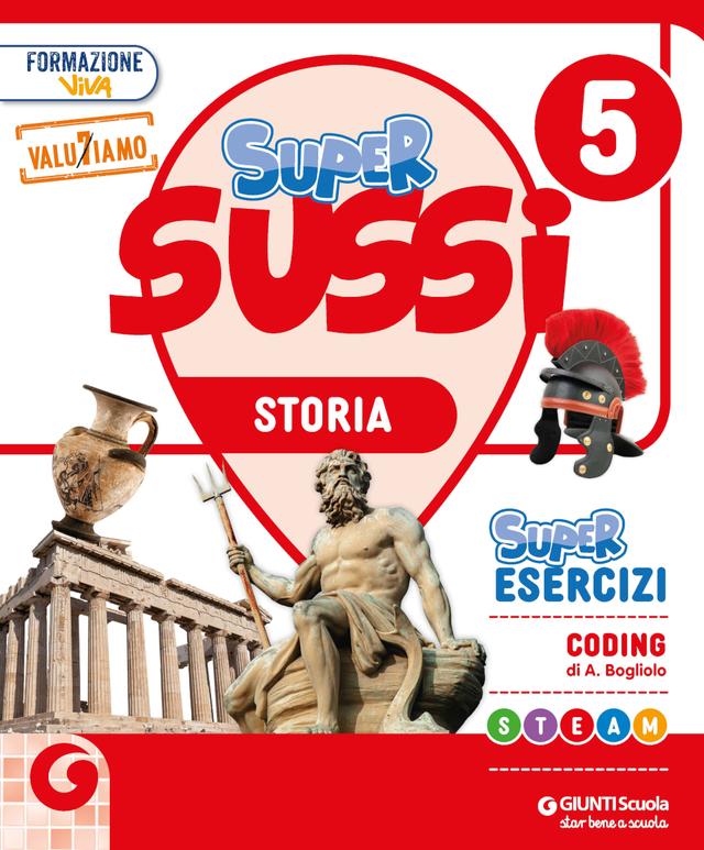SuperSussi CL. 5 Confezione Vendita Unica | Giunti Scuola SuperSussi CL. 5 Confezione Vendita Unica libro di testo Sussidiario delle discipline (4-5) 5ª | Giunti Scuola