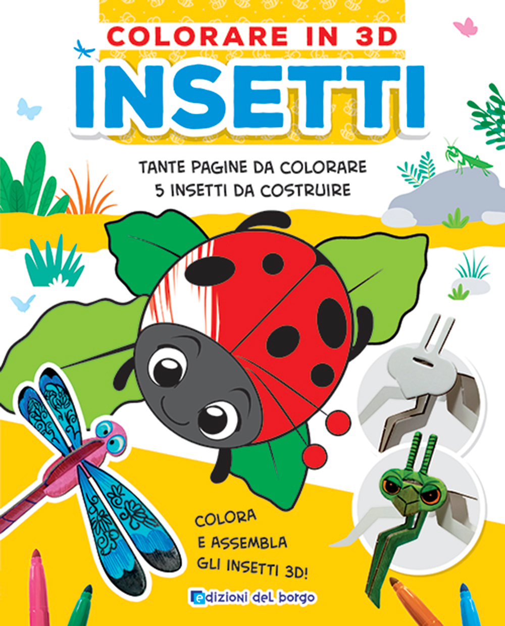 Colorare in 3D Insetti | Giunti Scuola Colorare in 3D Insetti | Giunti Scuola