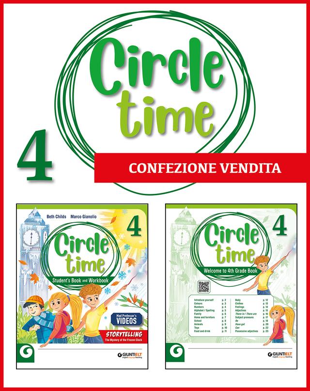 Circle Time cl. 4 - Confezione Vendita | Giunti Scuola Circle Time cl. 4 - Confezione Vendita libro di testo Corso di lingua inglese (1-2-3-4-5) 4ª | Giunti Scuola