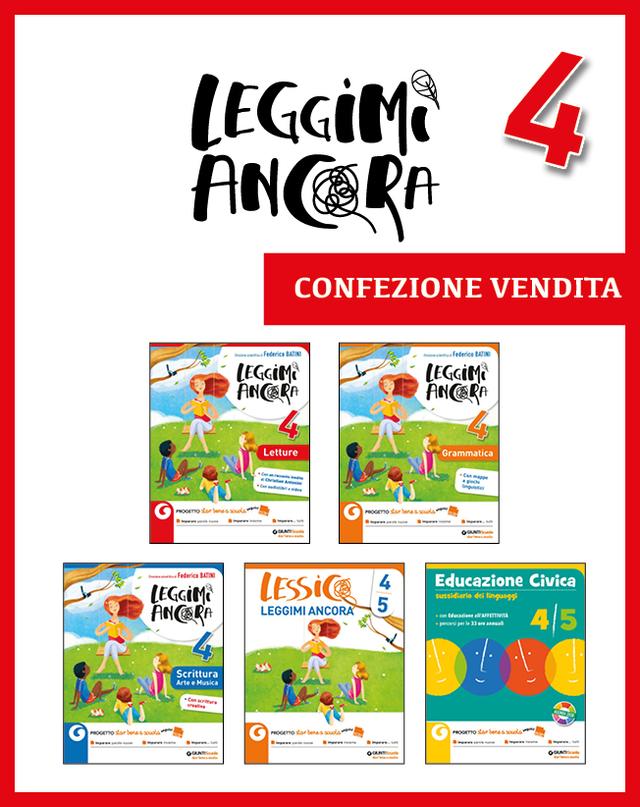 Leggimi Ancora cl. 4 - confezione vendita | Giunti Scuola Leggimi Ancora cl. 4 - confezione vendita libro di testo Sussidiario dei linguaggi (4-5) 4ª | Giunti Scuola