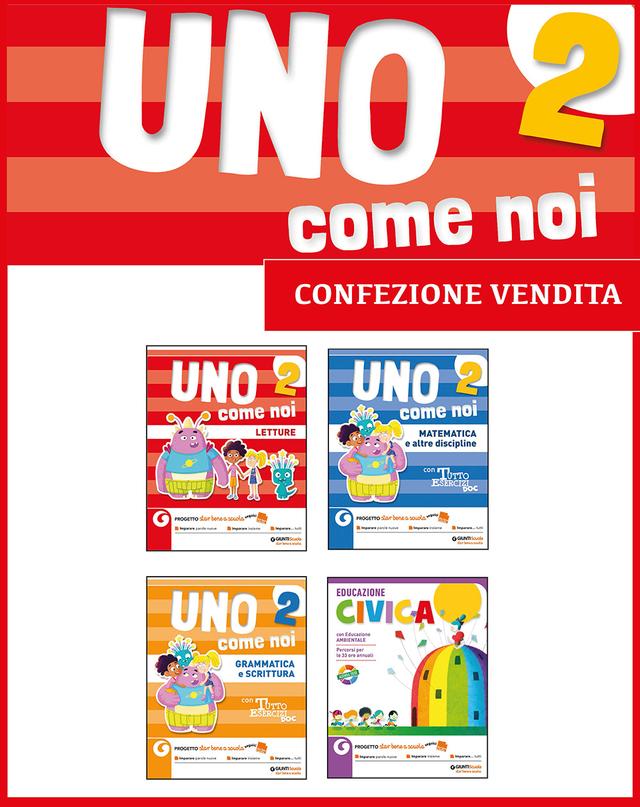 Uno come noi cl 2 - confezione vendita | Giunti Scuola Uno come noi cl 2 - confezione vendita libro di testo Corso per il triennio (1-2-3) 2ª | Giunti Scuola