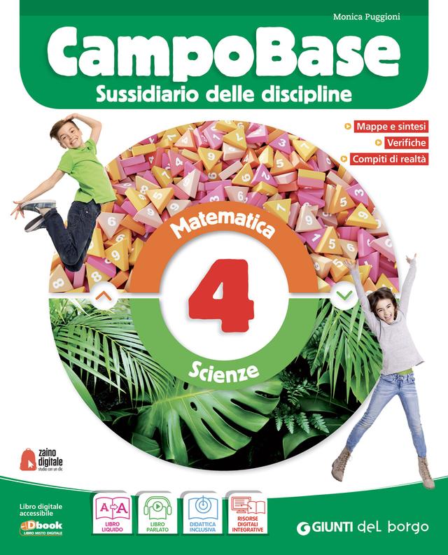 CampoBase 4 - Confezione vendita - VERSIONE FASCICOLATO - Area matematico-scientifica 4ª | Giunti Scuola CampoBase 4 - Confezione vendita - VERSIONE FASCICOLATO - Area matematico-scientifica 4ª | Giunti Scuola