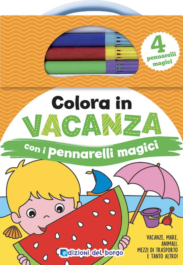 Colora in vacanza con i pennarelli magici | Giunti Scuola Colora in vacanza con i pennarelli magici | Giunti Scuola