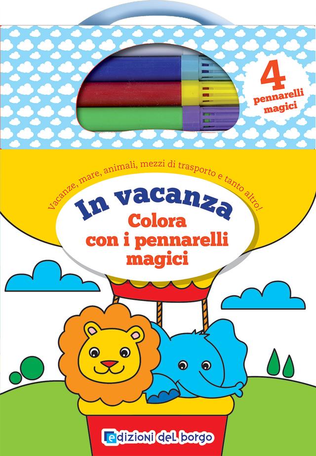 In vacanza colora con i pennarelli magici | Giunti Scuola In vacanza colora con i pennarelli magici | Giunti Scuola