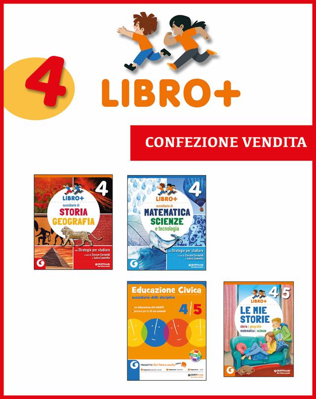 LIBRO + cl. 4 - Confezione Vendita | Giunti Scuola LIBRO + cl. 4 - Confezione Vendita libro di testo Sussidiario delle discipline (4-5) 4ª | Giunti Scuola