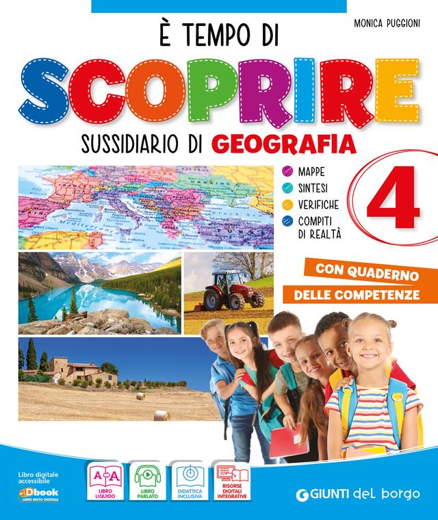 E' tempo di scoprire classe 4 Geografia libro di testo Sussidiario delle discipline (4-5) 4ª | Giunti Scuola E' tempo di scoprire classe 4 Geografia libro di testo Sussidiario delle discipline (4-5) 4ª | Giunti Scuola