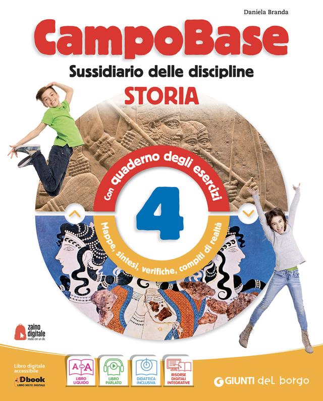 CampoBase 4 - Confezione vendita - VERSIONE MONODISCIPLINA - Area storico-geografica 4ª | Giunti Scuola CampoBase 4 - Confezione vendita - VERSIONE MONODISCIPLINA - Area storico-geografica 4ª | Giunti Scuola