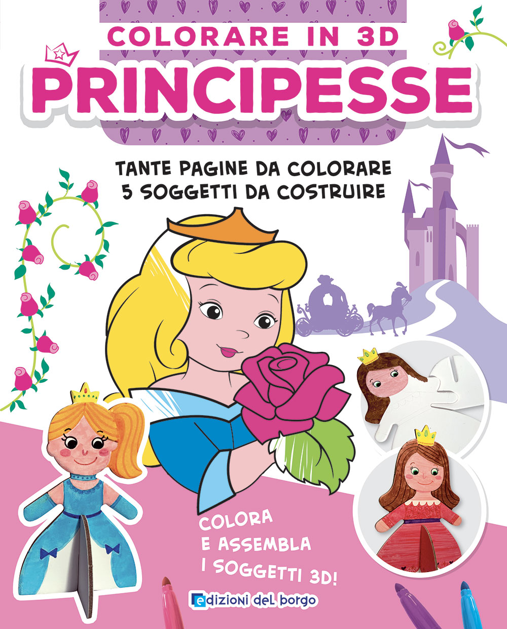 Colorare in 3D - Principesse | Giunti Scuola Colorare in 3D - Principesse | Giunti Scuola