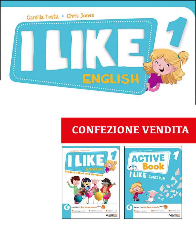 I Like English 1 - Confezione vendita | Giunti Scuola I Like English 1 - Confezione vendita libro di testo Corso di lingua inglese (1-2-3-4-5) 1ª | Giunti Scuola