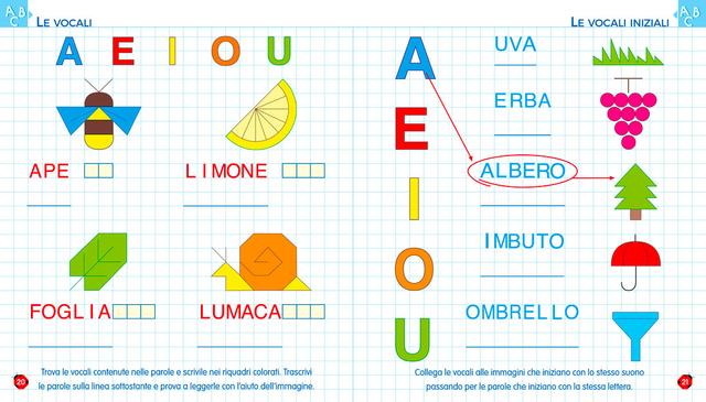 Libro Attività Lettere E Numeri A Quadretti - Per Bambini In Età Prescolare - Foto 4