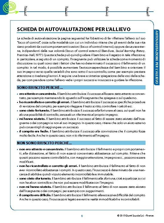 Scheda Autovalutazione Dell 39 Allievo Adhd Scheda Autovalutazione Dell 39 Allievo Adhd Giunti Scuola