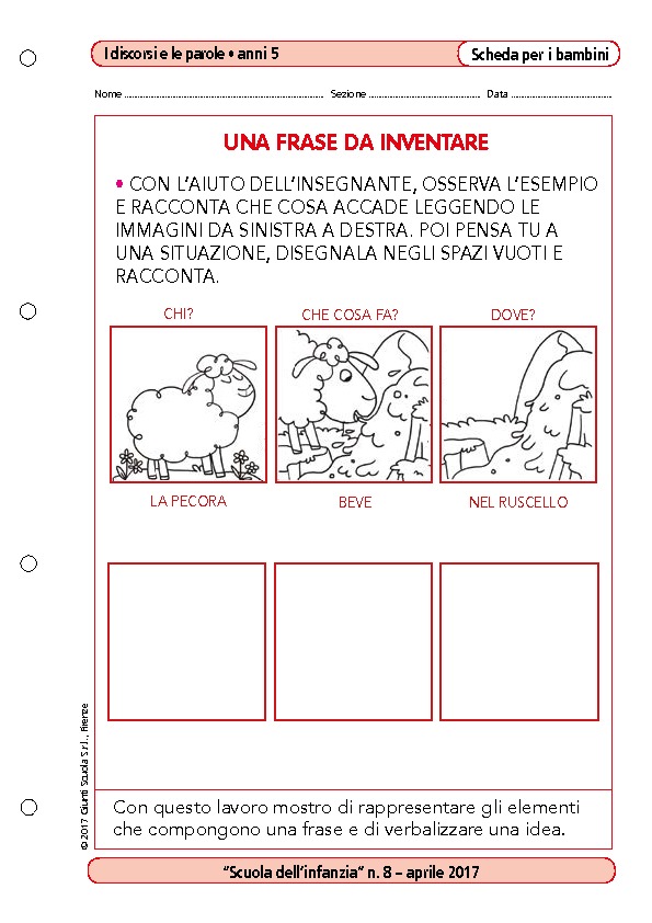 Una Frase Da Inventare Una Frase Da Inventare Giunti Scuola