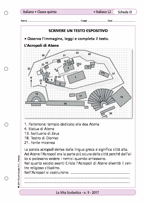 Scrivere un testo espositivo - Scrivere un testo ...