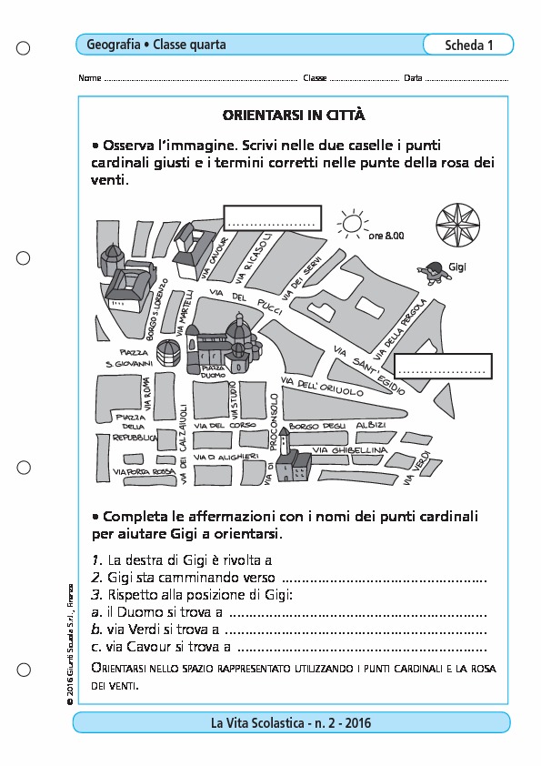 Orientarsi In Citta Orientarsi In Citta Giunti Scuola