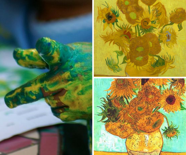 Van Gogh E Il Fiore Dell 39 Amicizia Laboratorio Con I Piccoli Giunti Scuola