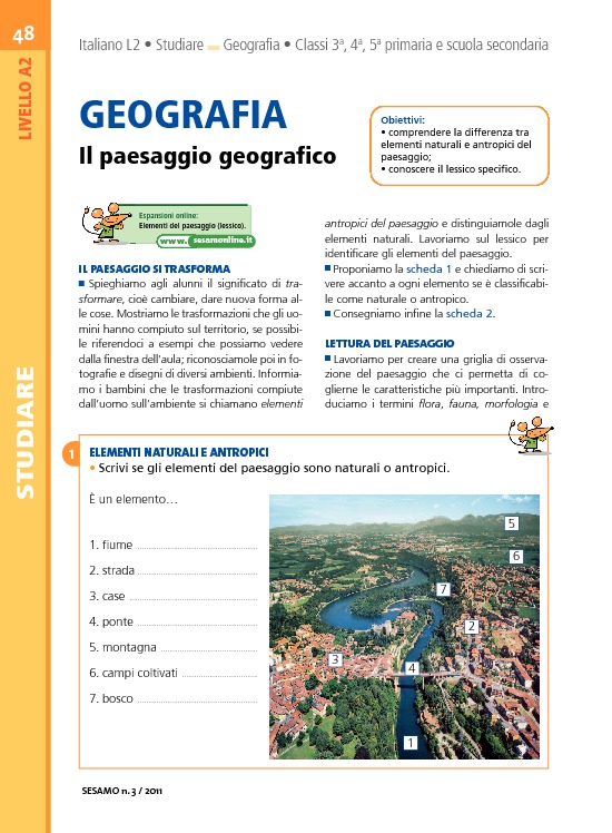 Il Paesaggio Geografico Il Paesaggio Geografico Giunti Scuola