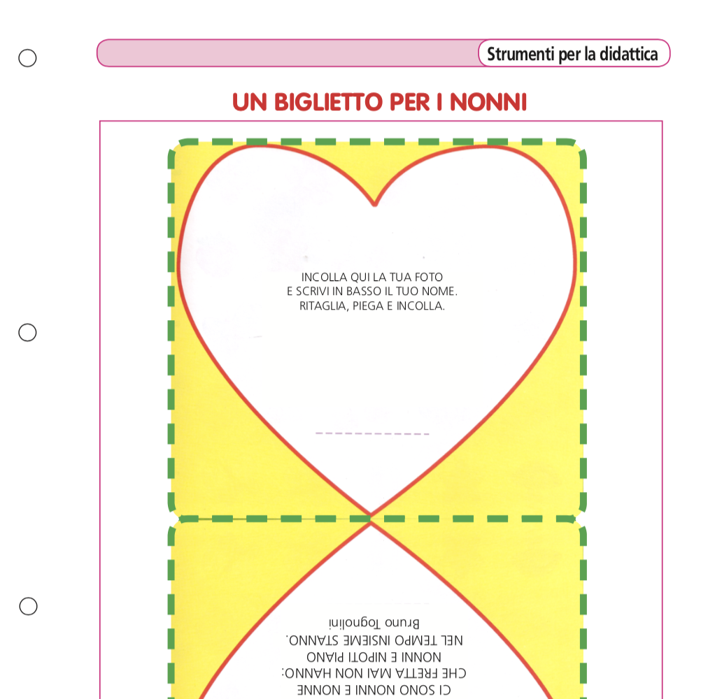 Un Biglietto Per I Nonni Giunti Scuola