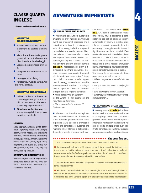 Avventure Impreviste Avventure Impreviste Giunti Scuola