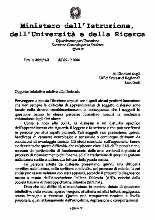 02. Nota MIUR prot. 4099/A/4 del 5.10.04 | Giunti Scuola