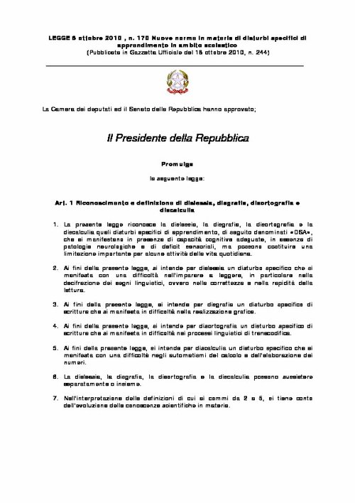 17. Legge 170/2010 | Giunti Scuola 17. Legge 170/2010 | Giunti Scuola