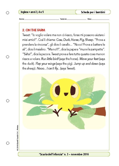 2. On the farm | Giunti Scuola 2. On the farm | Giunti Scuola