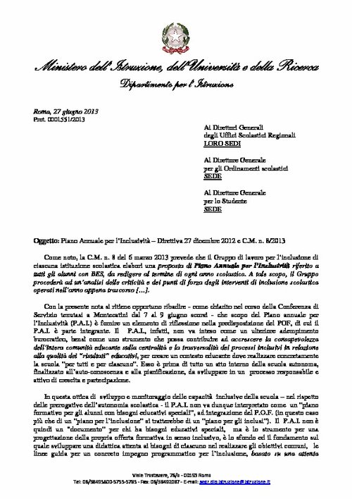 28. Nota MIUR n. 1551 del 27/06/2013 | Giunti Scuola 28. Nota MIUR n. 1551 del 27/06/2013 | Giunti Scuola