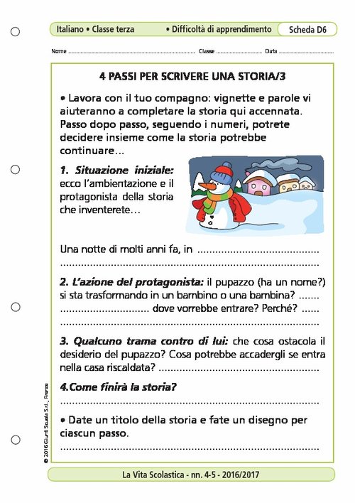 4 passi per scrivere una storia/3 | Giunti Scuola 4 passi per scrivere una storia/3 | Giunti Scuola