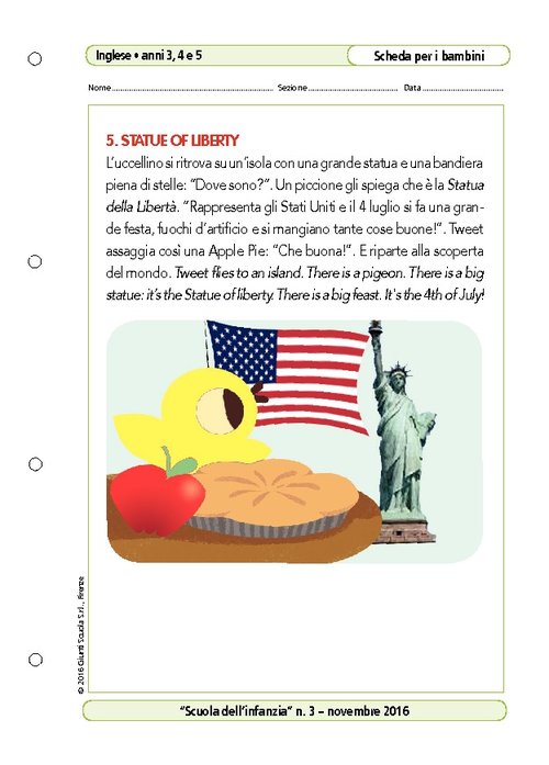 5. Statue of Liberty | Giunti Scuola 5. Statue of Liberty | Giunti Scuola