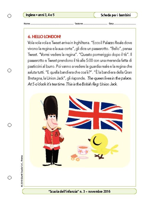 6. Hello London! | Giunti Scuola 6. Hello London! | Giunti Scuola
