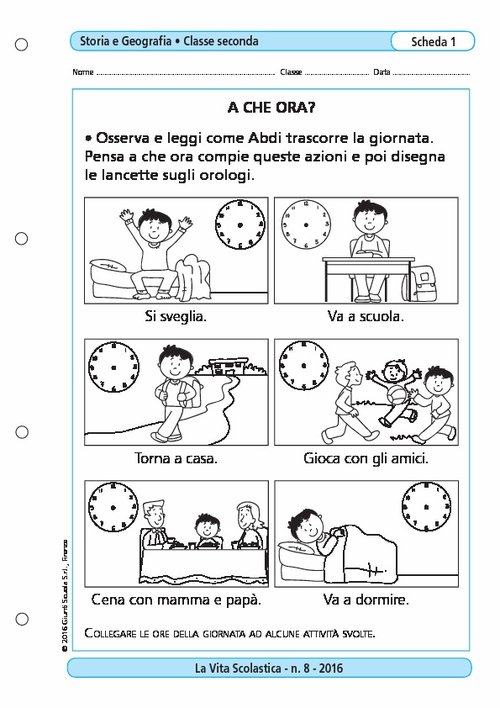 A che ora? | Giunti Scuola A che ora? | Giunti Scuola