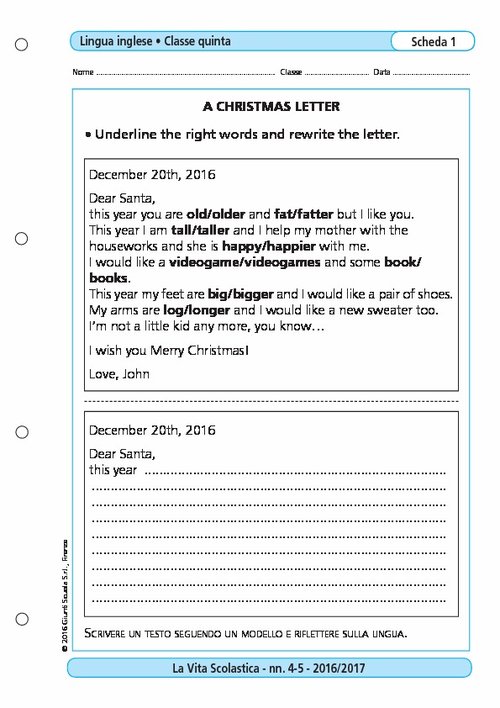 A Christmas letter | Giunti Scuola