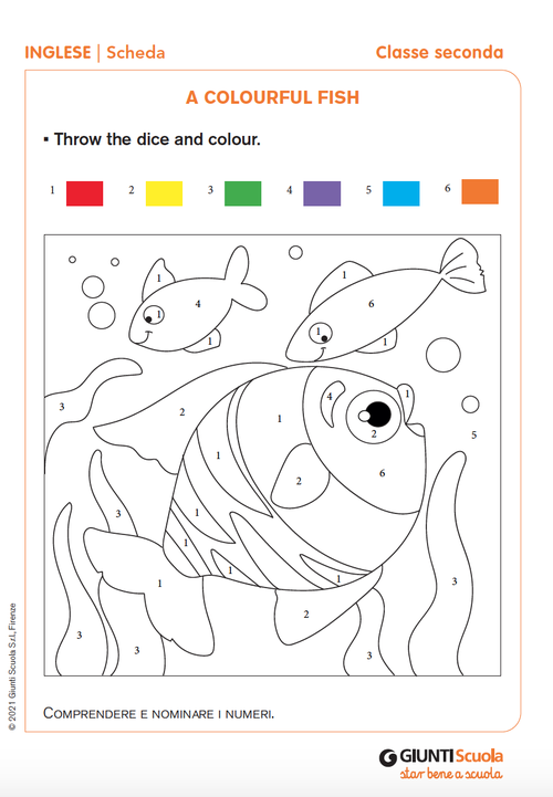 A colourful fish | Giunti Scuola
