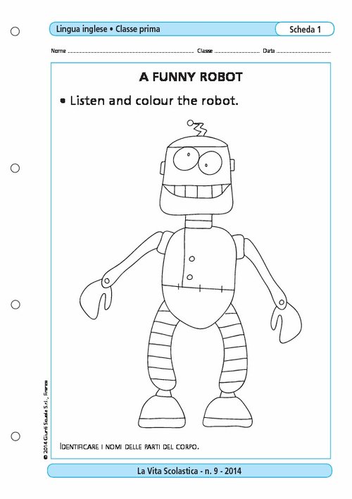 A funny robot | Giunti Scuola